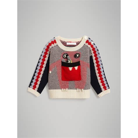 burberry monster cashmere sweater.